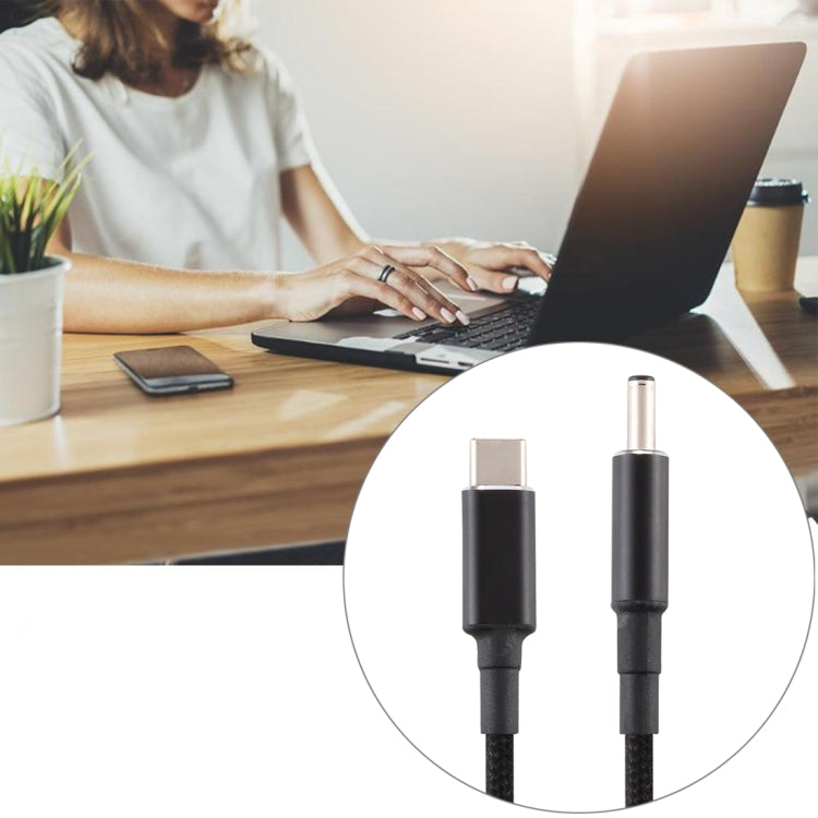 4.5x3.0mm 수컷에서 USB-C / 타입-C 수컷 충전 케이블 델용