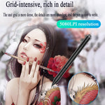 VEIKK A50 10x6인치 5080 LPI 스마트 터치 전자 그래픽 태블릿, Type-c 인터페이스 포함, A50