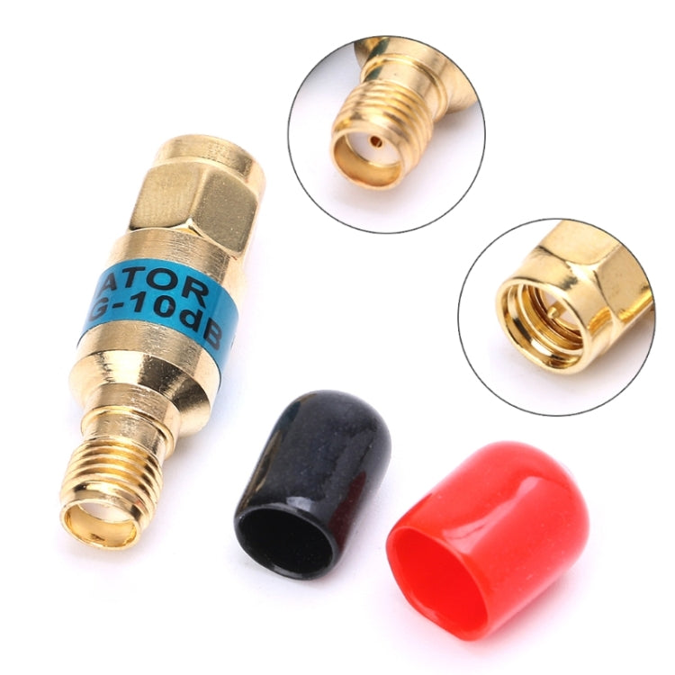 2W 10dBi SMA-JK 수-암 DC-6.0GHz 주파수 RF 동축 감쇠기, SMA 수-암 (감쇠기)