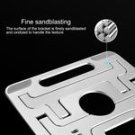 COOLCOLD U2S 휴대용 접이식 중공 이중 삼각형 높이 조절 알루미늄 합금 노트북 거치대, COOLCOLD U2S