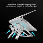 COOLCOLD U2S 휴대용 접이식 중공 이중 삼각형 높이 조절 알루미늄 합금 노트북 거치대, COOLCOLD U2S