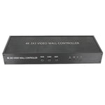 NK-BT88 4K 3X3 HDMI 비디오 월 컨트롤러 다중 화면 스플라이싱 프로세서 리모컨 포함, EU 플러그, EU 플러그