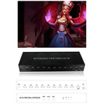NK-BT88 4K 3X3 HDMI 비디오 월 컨트롤러 다중 화면 스플라이싱 프로세서 리모컨 포함, EU 플러그, EU 플러그