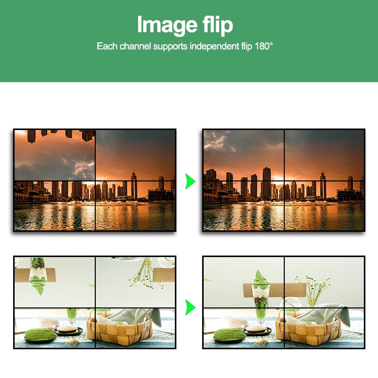NK-BT88 4K 3X3 HDMI 비디오 월 컨트롤러 다중 화면 스플라이싱 프로세서 리모컨 포함, EU 플러그, EU 플러그