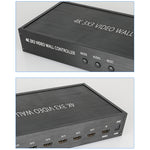 NK-BT88 4K 3X3 HDMI 비디오 월 컨트롤러 다중 화면 스플라이싱 프로세서 리모컨 포함, EU 플러그, EU 플러그