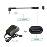 USB-C / Type-C to 4.0 x 1.35mm 전원 어댑터 충전 케이블, 4.0 x 1.35mm
