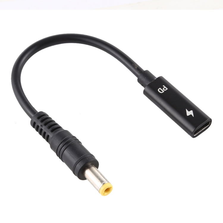 DP USB-C / 타입-C에서 5.5 x 2.5mm 전원 어댑터 충전 케이블, 5.5 x 2.5mm