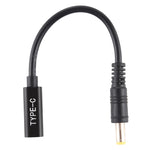 DP USB-C / 타입-C에서 5.5 x 2.5mm 전원 어댑터 충전 케이블, 5.5 x 2.5mm