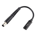 DP USB-C / 타입-C에서 7.4 x 0.6mm 전원 어댑터 충전 케이블 Dell용, 타입-C에서 7.4 x 0.6mm