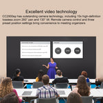 Logitech CC2900EP HD 1080P 10배 무손실 줌 기업용 회의 카메라, EU 플러그