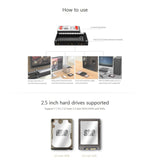 ORICO 1125SS SATA 3.0 고속 전송 2.5인치에서 3.5인치 하드 드라이브 캐디 / 변환기 인클로저