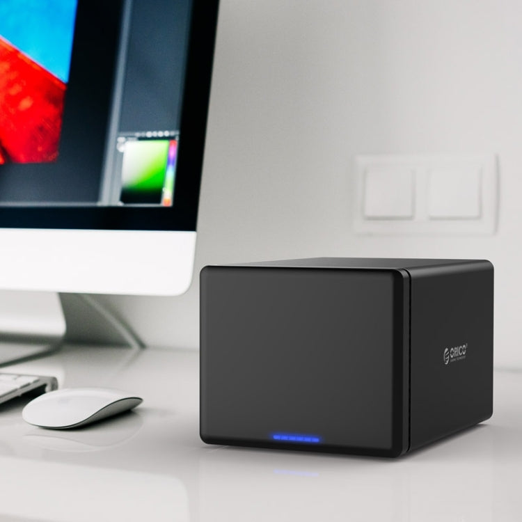 ORICO NS500-RC3 5베이 USB-C / Type-C 3.1 to SATA 외장 하드 디스크 박스 저장 케이스 하드 드라이브 도크 RAID 지원 3.5인치 SATA HDD, UASP 프로토콜 지원, USB 3.1 Type-C to SATA with RAID