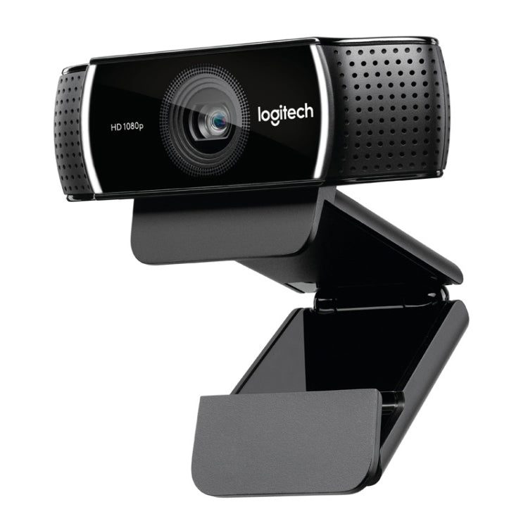 Logitech C922 HD 1080P 자동 초점 웹캠, 2개의 전방향 마이크 포함