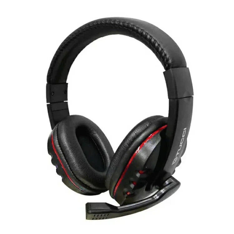 TUCCI X6 슈퍼 베이스 스테레오 PC 게임용 헤드셋 마이크 포함, X6