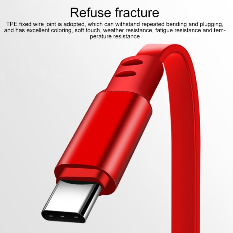 1.2m 3.5A 최대 3 in 1 USB to USB-C / 타입-C + 8핀 + 마이크로 USB 줄감기 충전 케이블