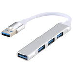 A-809 4 x USB 3.0 to USB 3.0 알루미늄 합금 허브 어댑터, A-809