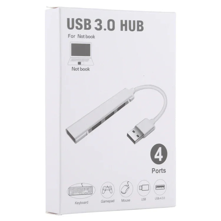 A-809 4 x USB 3.0 to USB 3.0 알루미늄 합금 허브 어댑터, A-809