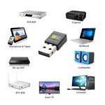 AC600Mbps 2.4GHz & 5GHz 듀얼 밴드 USB 2.0 WiFi 무드라이버 어댑터 외장 네트워크 카드, AC600Mbps