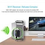 AC600Mbps 2.4GHz & 5GHz 듀얼 밴드 USB 2.0 WiFi 무드라이버 어댑터 외장 네트워크 카드, AC600Mbps