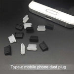 USB-C / Type-C 포트용 실리콘 먼지 방지 플러그 20개