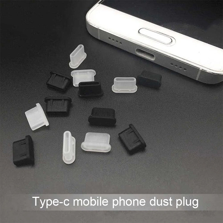 USB-C / Type-C 포트용 실리콘 먼지 방지 플러그 20개