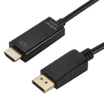4K x 2K DP to HDMI 변환 케이블, 케이블 길이: 1.8m, 4K x 2K DP to HDMI 블랙, 4K x 2K DP to HDMI 화이트
