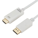 4K x 2K DP to HDMI 변환 케이블, 케이블 길이: 1.8m, 4K x 2K DP to HDMI 블랙, 4K x 2K DP to HDMI 화이트