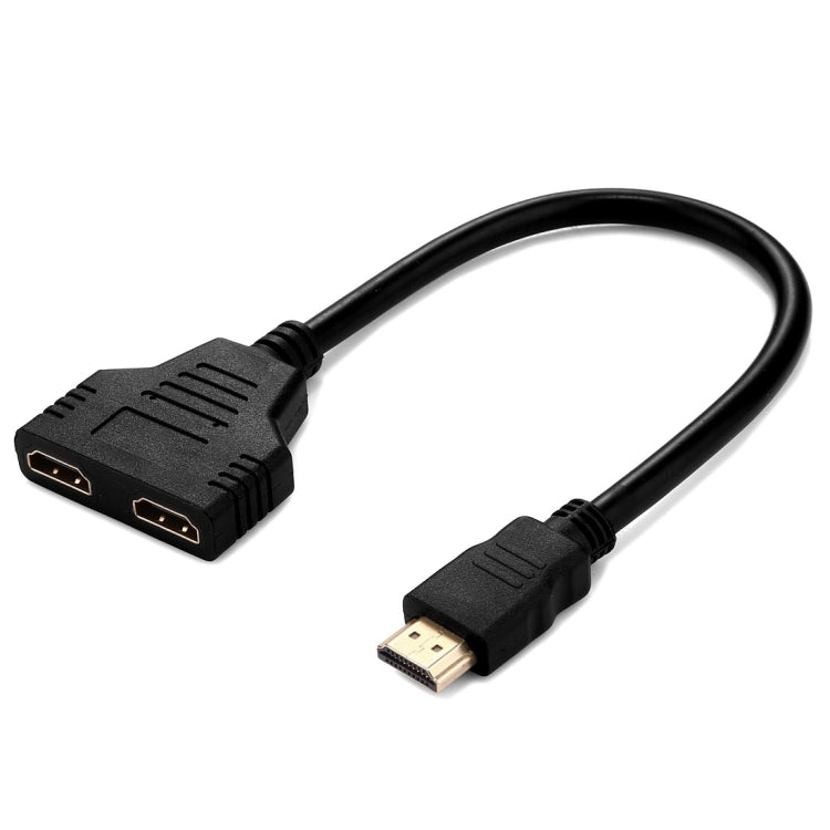 30cm HDMI 수컷 to 듀얼 HDMI 암컷 1.4 버전 케이블 커넥터 어댑터