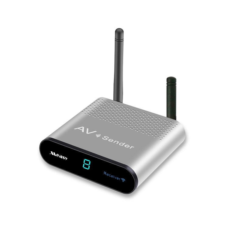 Measy AV240 2.4GHz 무선 오디오/비디오 송수신기 적외선 리턴 기능 포함, 전송 거리: 400m, AV240 실버
