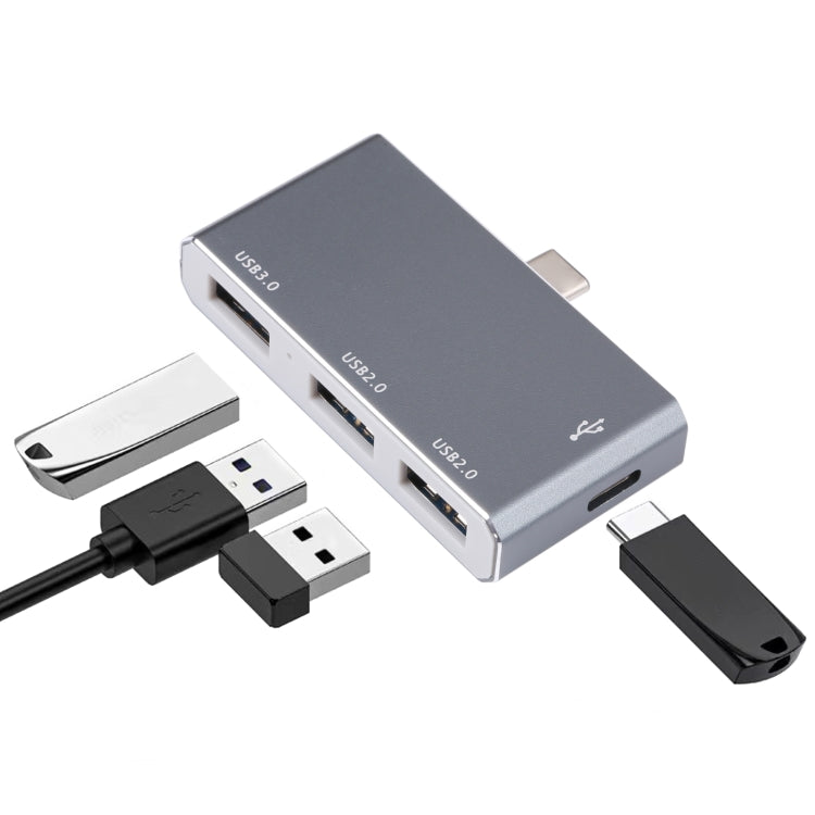 USB-C / 타입-C to OTG 4포트 타입-C USB 3.0 USB 2.0 허브 어댑터