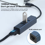 RDS 6307-4 USB-C / Type-C to USB3.0 + 트리플 USB2.0 4-in-1 허브 어댑터, 6307-4