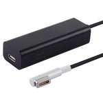 AnyWatt 85W USB-C / Type-C 암형 to 5핀 MagSafe 1 수형 L 헤드 시리즈 충전 어댑터 컨버터 for MacBook, 85W 블랙, 85W 화이트