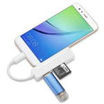4 in 1 MS + SD + TF + USB2.0 다기능 카드 리더기 타입-C 기기용, 타입-C