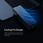 ORICO M2PVC3-G20-GY-BP USB3.2 20Gbps M.2 NVMe SSD 인클로저, M2PVC3-G20-GY-BP