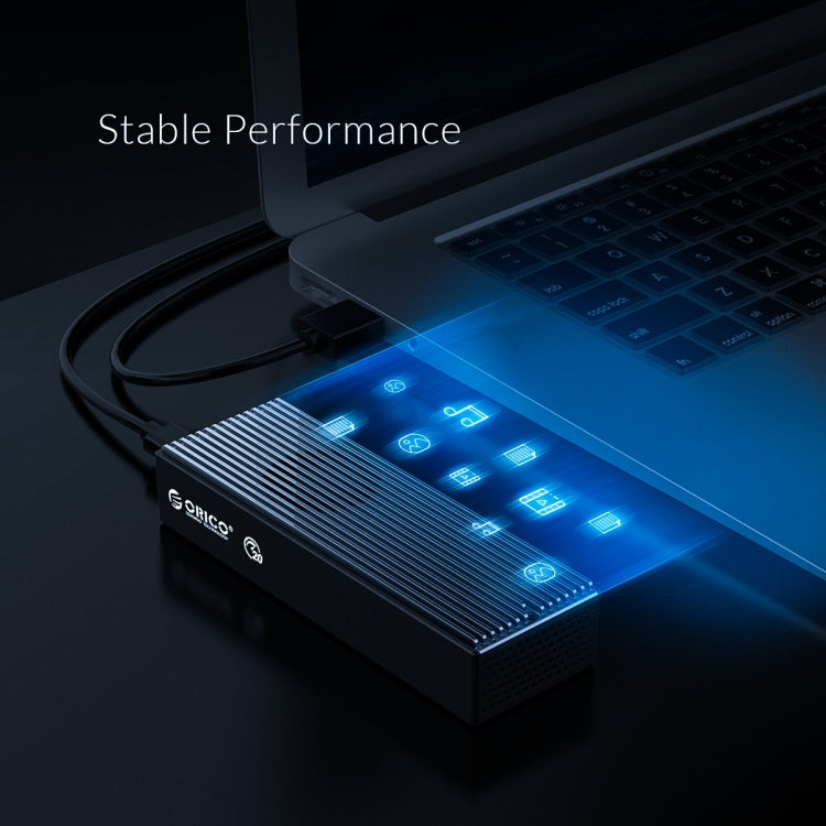 ORICO M2PVC3-G20-GY-BP USB3.2 20Gbps M.2 NVMe SSD 인클로저, M2PVC3-G20-GY-BP