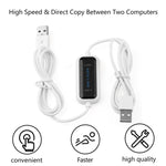 고속 USB PC to PC 온라인 데이터 공유 링크 네트워크 직접 파일 전송 브리지 케이블, 길이: 1.75m