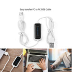 고속 USB PC to PC 온라인 데이터 공유 링크 네트워크 직접 파일 전송 브리지 케이블, 길이: 1.75m