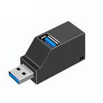 휴대용 미니 2 x USB 2.0 + 1 x USB 3.0 허브 스트랩 포함, USB 3.0