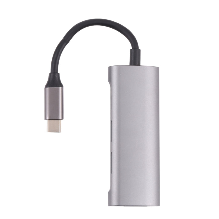 T-811 4 in 1 USB-C / 타입-C to 3 USB 3.0 + USB-C / 타입-C 포트 허브 도킹 스테이션, T-811