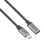USB-C / Type-C 수컷에서 USB-C / Type-C 암컷 어댑터 케이블, 케이블 길이: 50cm, 50cm