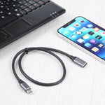 USB-C / Type-C 수컷에서 USB-C / Type-C 암컷 어댑터 케이블, 케이블 길이: 50cm, 50cm