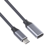 USB-C / Type-C 수컷에서 USB-C / Type-C 암컷 어댑터 케이블, 케이블 길이: 1m, 1m