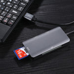 5-in-1 듀얼 USB 3.0 + CF + TF + SD 다기능 USB 3.0 카드 리더기, 5-in-1 USB 3.0