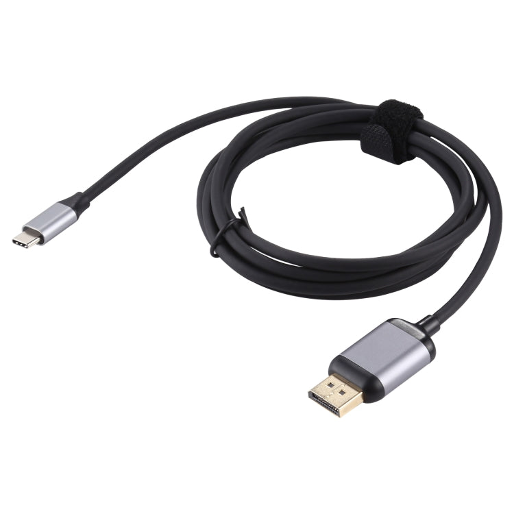 4K 60Hz Type-C / USB-C 수컷에서 DP 수컷 어댑터 케이블, 길이: 1.8m, DP 수컷