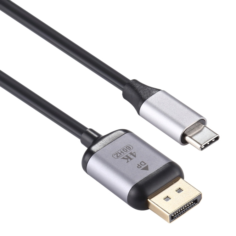 4K 60Hz Type-C / USB-C 수컷에서 DP 수컷 어댑터 케이블, 길이: 1.8m, DP 수컷