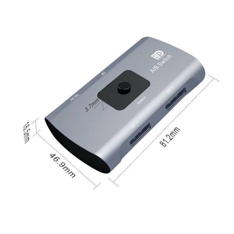 Z57 DP 암컷 x 2에서 USB-C / Type-C + DP 암컷 양방향 DP 스위처, Z57