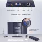 제로 클라이언트 R1W 미니 PC, CORTEX 쿼드 A9 쿼드코어 최대 1.6GHz, RAM: 1GB, ROM: 8GB, WiFi 지원, HDMI, VGA, RJ45, SPK, WiFi 버전