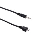3.5mm 수컷에서 마이크로 USB 수컷 오디오 AUX 케이블, 길이: 약 40cm, 마이크로 USB 40cm
