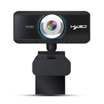 HXSJ S4 1080P 조절 가능한 180도 HD 수동 초점 비디오 웹캠 PC 카메라, 마이크 포함