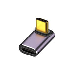 240W USB-C/Type-C 암-USB-C/Type-C 수 40Gbps 수직 각도 어댑터 라이트 포함, 수직 각도 어댑터